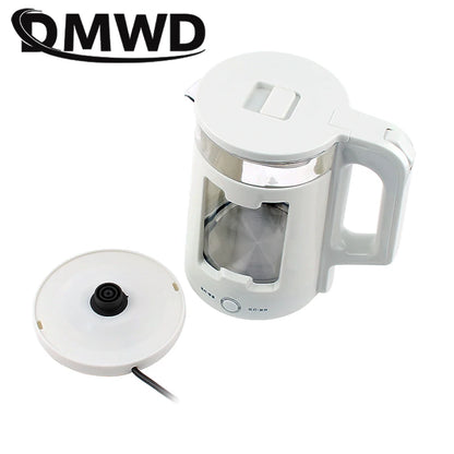 DMWD 2.2L Electric Kettle Quick Heating Hot Water Boiling Teapot Glass Blue Light Heater Pot Boiler Auto-Power Off...
