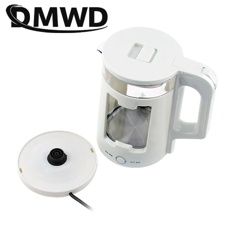 DMWD 2.2L Electric Kettle Quick Heating Hot Water Boiling Teapot Glass Blue Light Heater Pot Boiler Auto-Power Off...