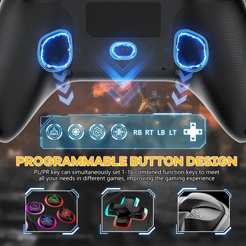 Wireless Controller For PS5 Console Supports BLACK MYTH WUKONG W/ Turbo Dual Vibration For Steam/PC Game Control Accessories