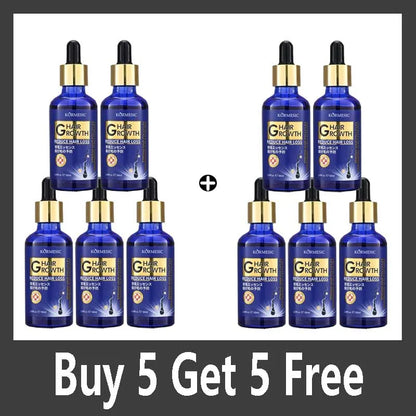 Hair Growth Serum Anti Loss Regrowth Hair Growth Oil Prevent Baldness Repair Damage Scalp Massage Moisturizing Nourish Hair Care - Kimlud