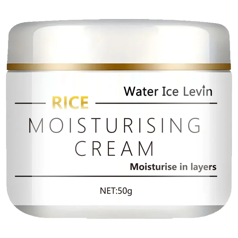 Rice Oil Moisturizing Cream Contains Pure Natural Ingredients, Effectively Moisturizes and Smoothes the Skin, Is Easy to Absorb and Is Non-Greasy, Suitable for All Skin Types - Kimlud