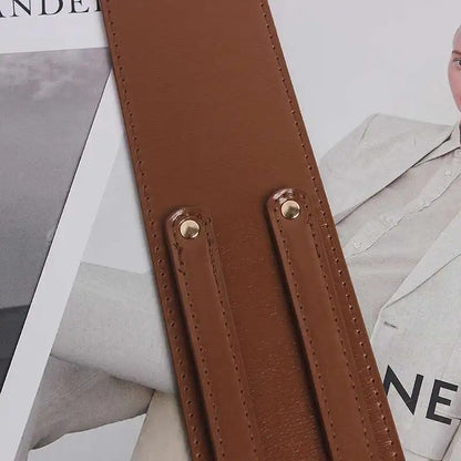 LANMREM Fashion PU Leather Belt Irregular Cowhide Waist Women's Decorative Suit Dress Sweater Waist Belts 2025 New...