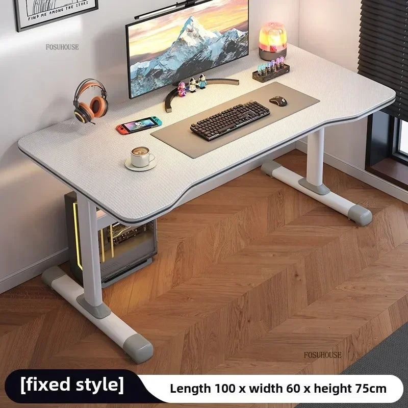 High-end Desktop Computer Desks Home Office Furniture Simple Gaming Desk Student Study Table Workbench Liftable Computer Table J - Kimlud