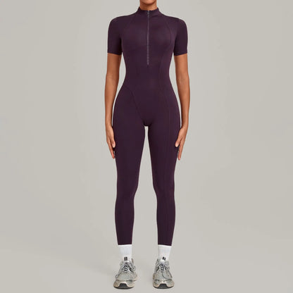 Triangle Back Women Fitness Yoga Set Sports Bodysuit Shorts One Piece Jumpsuit Gym Push Up Workout Legging Active Wear XP69