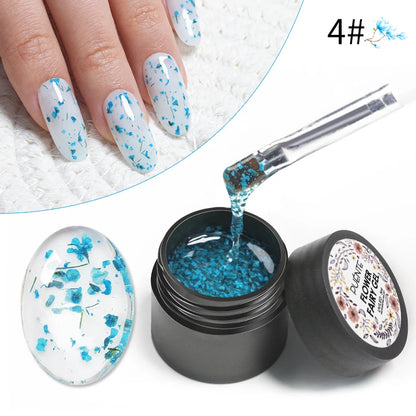 7.5ML Sparkling Reflective Glitter Gel Nail Polish Pink Purple Red Blue Colors Dark Flashing Nail Gel Soak Off UV Nail Varnish