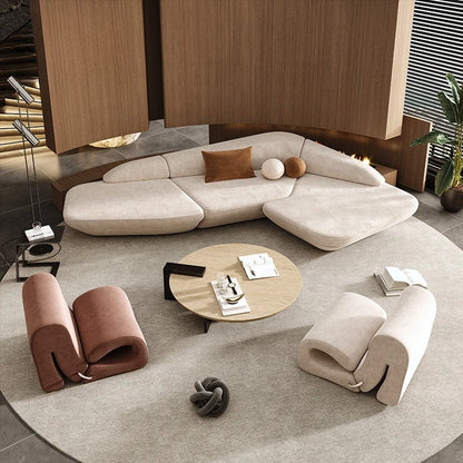 Aesthetics Curved Luxury Sofa Leisure Reception Corner Cute Sofa Office Negotiation Designer Art Muebles Entrance Hall...