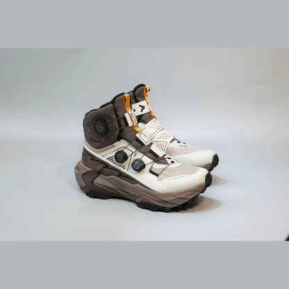 2026 New Trend Men Hiking Sneakers Comfortable Trekking Shoes Men Quick Lacing Climbing Shoes For Men High Top Man Shoe Mountain