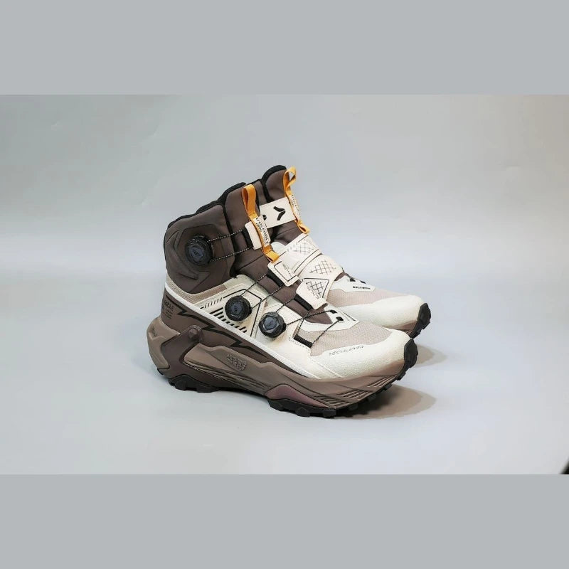 2026 New Trend Men Hiking Sneakers Comfortable Trekking Shoes Men Quick Lacing Climbing Shoes For Men High Top Man Shoe Mountain