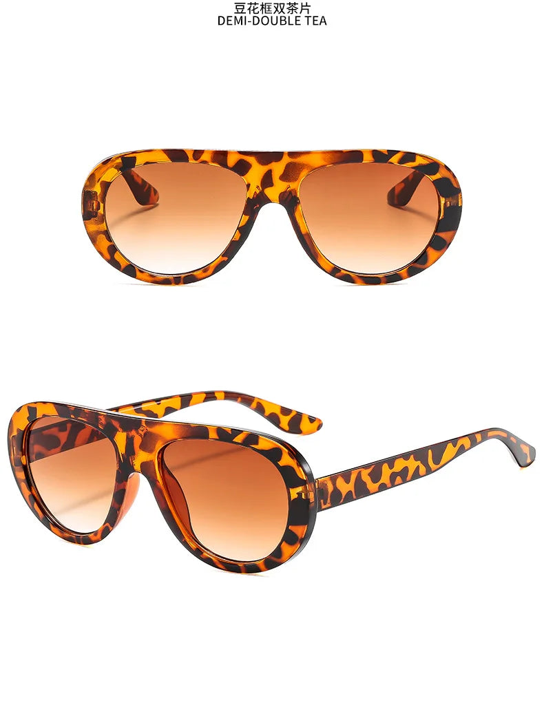 Fashion Oversized Hip Hop Sunglasses Men Women Shades Brand Designer Glasses Trend Male Punk Eyewear Female UV400 |...