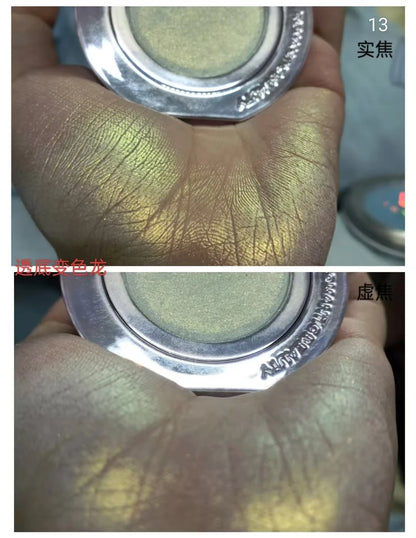 RMT High Gloss Chameleon Highlight Matte Purple Fine Powder Cream Blusher Shiny Face Brightening Integrated Plate ROMATIC Makeup