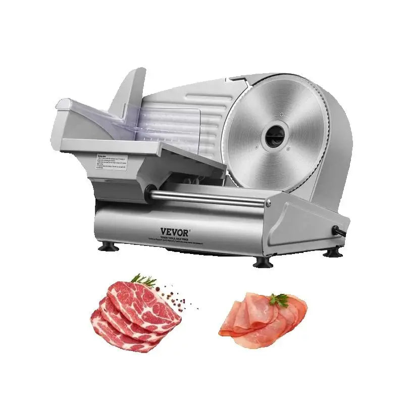 SucceBuy Meat Slicer Electric Deli Food Slicer SUS 420 Stainless Steel Blade and Blade Guard Adjustable Thickness for...