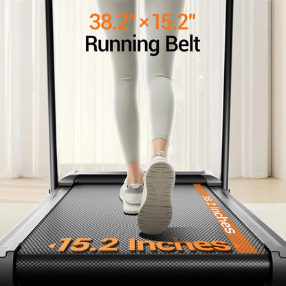3-in-1 Foldable Treadmill with 16% Incline, 300 Lbs Capacity, Quiet Motor for Home Office - Kimlud