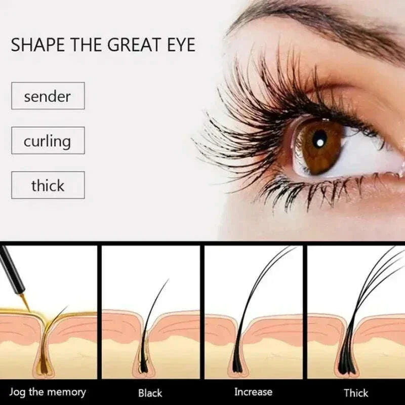 Fast Growth Treatment Eyelash Serum Lengthening Lash Powerful Makeup Thicker Lashes Natural Curling Lash Lifting Care ProductNEW