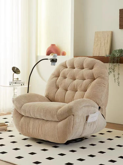 Modern Multifunction Electric Leather Recliner Sofa Recliner Sofa Living Room Furniture Single Sofa Chair Wholesale
