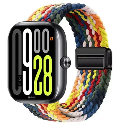 Magnetic Braided Nylon Loop Band for Xiaomi Redmi Watch 6 5 4 Strap Adjustable Sport Replacement Correa Bracelet Mi Band...