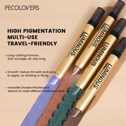 1pc High-Gloss Eyeshadow Stick - Pearly Glitter & Matte Finishes, Long-Lasting, Waterproof, Smudge-Proof, Easy Application
