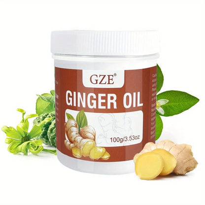 GZE Ginger Hair Oil, for longer, Fuller & Healthier Hair, Moisturizing - Kimlud
