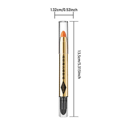 Dual-ended highlighter eyeshadow pencil pearlescent,delicate,shimmering, brightening,long-lasting,non-smudging eyeshadow stick