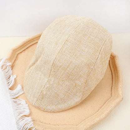 Men Spring and Summer Berets British Style Beret Hat Retro England Hats Male Fashion Hats Peaked Painter Caps for Dad |...