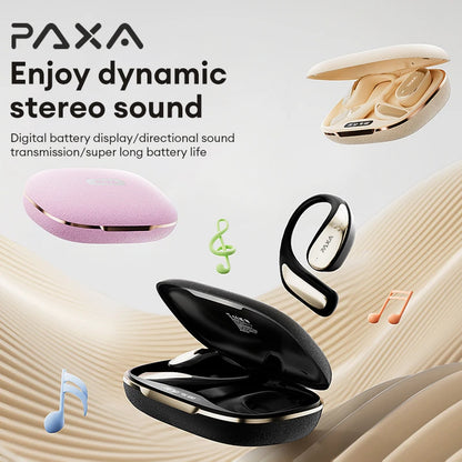 PAXA Vogbuds5 ProAI OWS Bluetooth 5.4 Call Noise Reduction Earphones Translation Earbuds Real Time Long Endurance Headphones