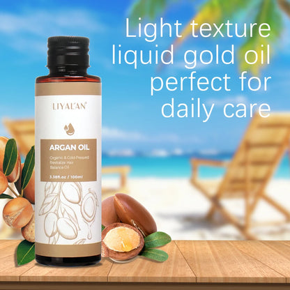 100ml Argan Oil For Hair Nourish Repair Damaged Balance Oil Organic Essence Enhance Improve Drying Skin Body Care |...
