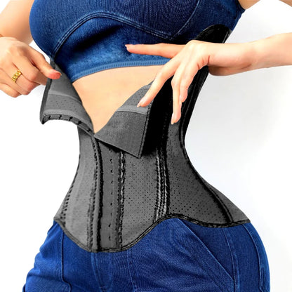 AfruliA Latex High Compression Shapewear Waist Trainer Corset Fajas Colombianas Girdle Strap Slimming Abdominal Belt...