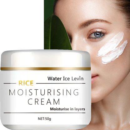 Rice Oil Moisturizing Cream Contains Pure Natural Ingredients, Effectively Moisturizes and Smoothes the Skin, Is Easy to Absorb and Is Non-Greasy, Suitable for All Skin Types - Kimlud