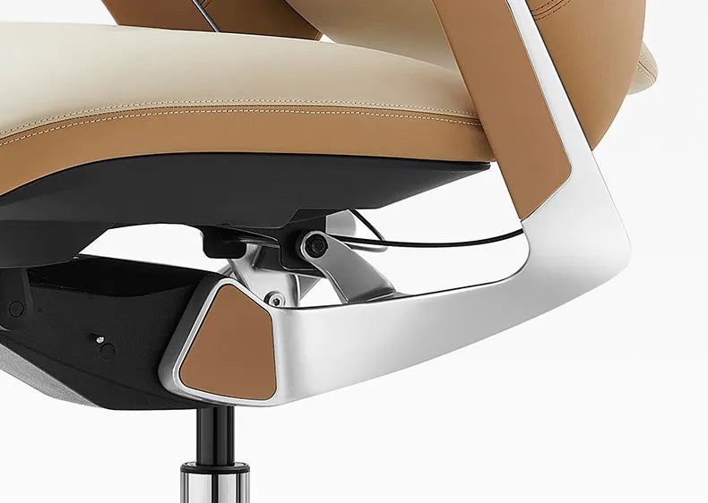 Computer Relaxing Office Chair Ergonomic Mobile Wheels Leather Office Chair Backrest Modern Sillas De Oficina Library...