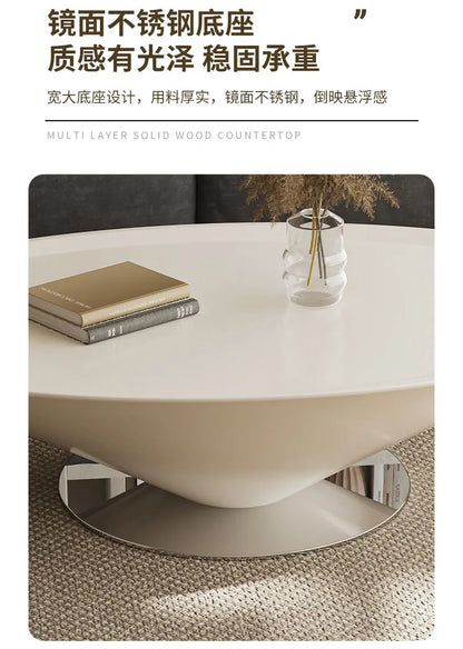 Simple Minimalist Coffee Table Unique Aesthetic Service Writing Coffee Table Decoration Modern Mesa Auxiliar Home Furniture - Kimlud