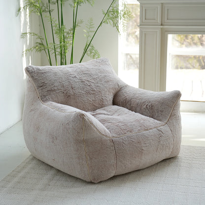 Minimalist Brown Lazy Bean Bag Sofa Designer Soft Modern Lazy Bean Bag Sofa Living Room Lounge Woonkamerbanken Furniture...