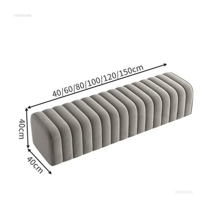 Nordic Shoe-changing Stool Home Furniture Doorway Ottoman Simple Comfortable Soft Bag Bench Cloakroom Sofa Side Stools h - Kimlud