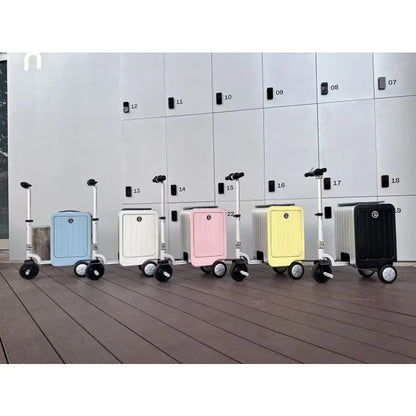 2025Smart Rideable Luggage 20 Inch With Cruise Mode 10km Range Ride On Carry On For Airport | Kimlud Outdoor Luxury Bag