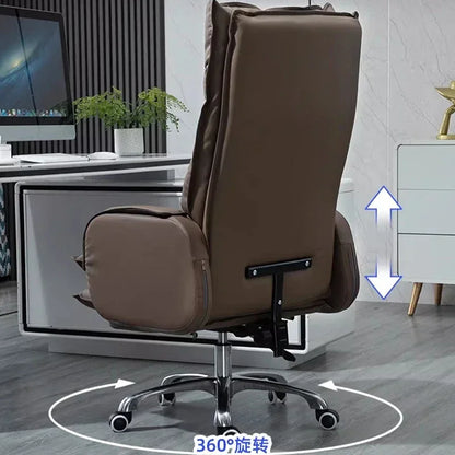 Luxurious Comfort Office Chair Ergonomic Relaxing Modern Gaming Office Chair Computer Swivel Office Furniture Chaise Bureau LLOC - Kimlud