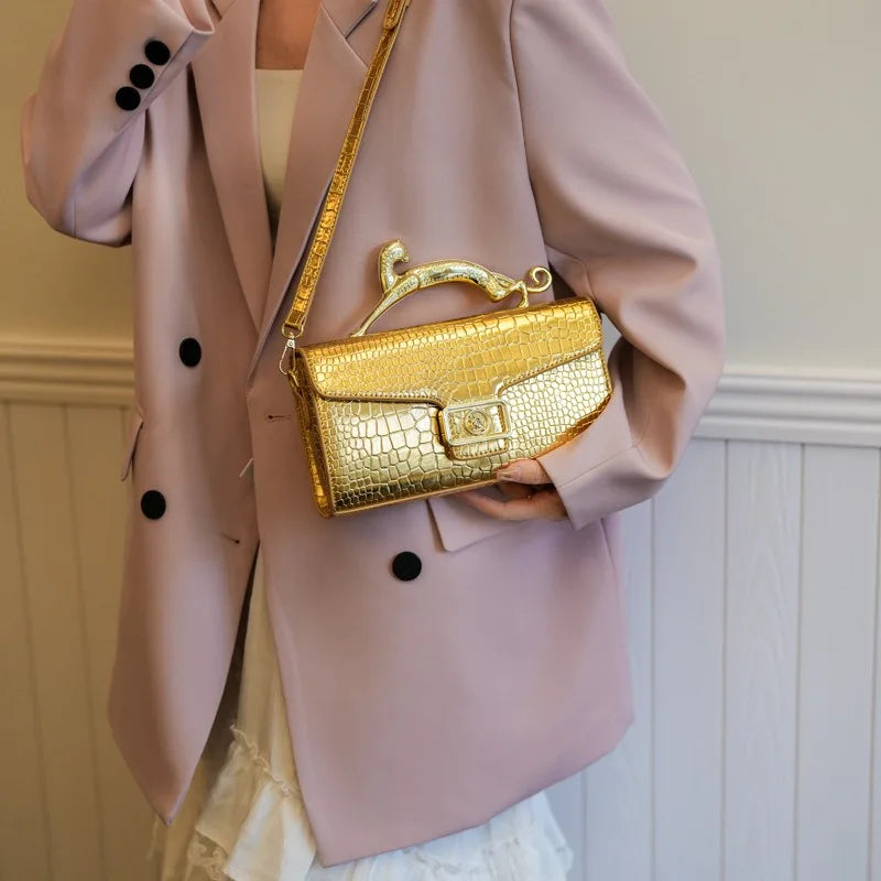 Female Bags Shoulder Crossbody Bag for Women Popular Handbags Lady Shell Bag Fashion Lock Catch Handbag PU Purse...