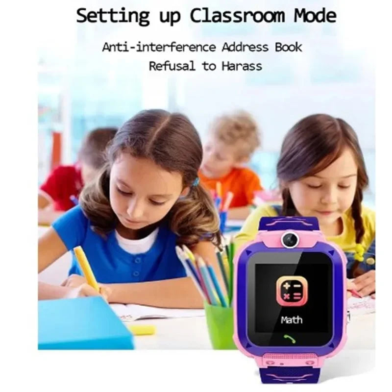 Children's Telephone Watch - Intelligent Photo Waterproof with SOS & Electronic Fence