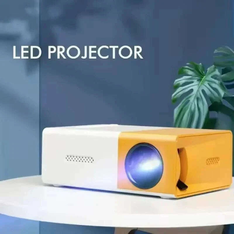 YG300 LED Outdoor Mini HD 1080P Mobile Projector YG300 USB Children's Projector Ultra-clear Mini Portable Mini Projector