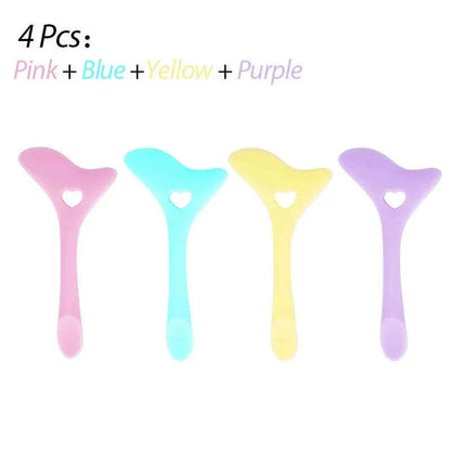 Silicone Eyeliner Makeup Useful Tool Stencils Wing Tips Marscara Drawing Aid Face Cream Mask Resusable Multifunction Makeup Tool