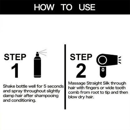 Leave-In Conditioner Spray with Keratin & Argan Oil - Deep Hydration for Curly/Color-Treated Hair - Frizz Control & Shine Enhanc