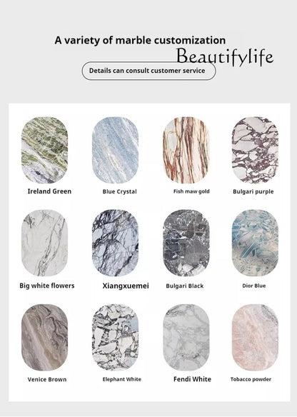 Vanity Corrosion/Heat-Resistant & Easy-Clean  Natural Marble Bathroom Sink Luxury Countertop Basin For Home Custom Stone