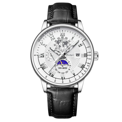 Fashion Luxury Wristwatch For Men Luminous Chronograph Date Man Watch Leather Men's Quartz Watches Sports Male Clock