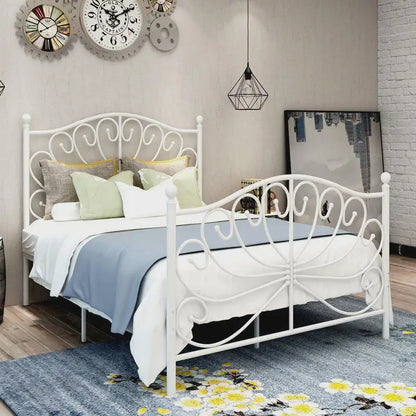 Princess Metal Bed Modern High Quality Frame Sleeping Designer Bedroom Bed Aesthetics Unusual Letto Matrimoniale Furniture