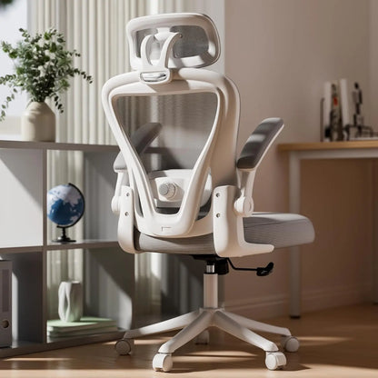 High Back Ergonomic Office Chair M903, Mesh Computer Desk Chair with Wheels, Adjustable Lumbar Support, Customized - Kimlud