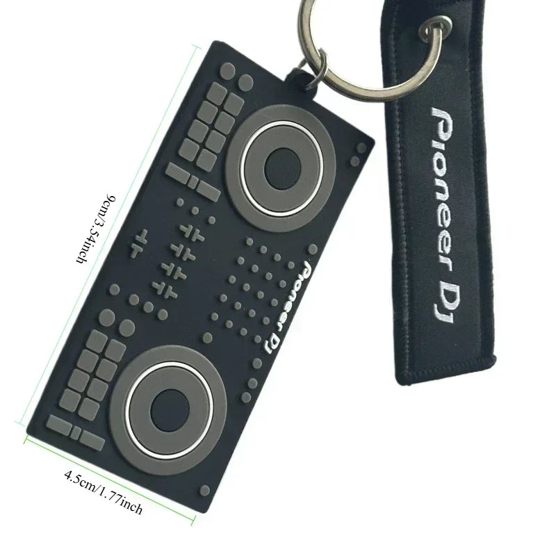 Pioneer DJ Controller Model,Pioneer DJ Audio Equipment Miniature Model,Mixer CD Player Keychain - Kimlud