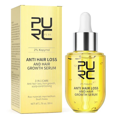 PURC Ginger Hair Care Essence To Promote Hair Growth Essence To Repair Dry Bifurcated Hair Oil Scalp Care for Both Men...