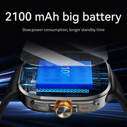 Xiaomi 5G/4G Full Network Smart Watch 2.40 inch Big Screen HD Video Call RAM 2100mAh Google Play WIFI GPS Sim Card Smartwatch - Kimlud