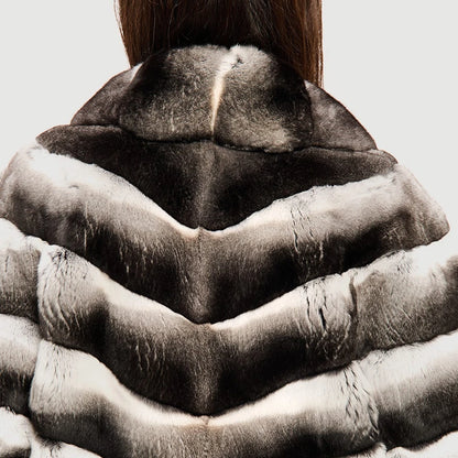 Nature Rex Rabbit Fur Jackets For Womens Real Rex Rabbit Fur Coat With Lapel  New Arrivals Real Rabbit Fur Jacket