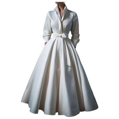 High Quality Bohemian Long Dress Ready to Ship Suede Fabric High Waist Long Sleeve Shoulder Style Street Trend Urban...