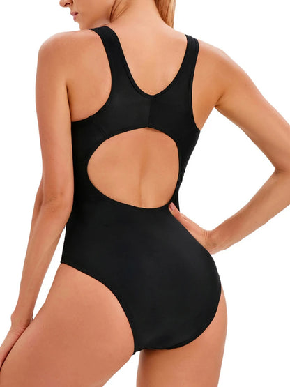 Circyy Contrast Color Bodysuit Women Backless Hollow Out Vest Rash Guards 2026 Summer New Holiday Classic Fashion Bathing Suit - Kimlud