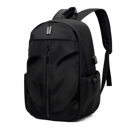 1 14 Inch Large Capacity Leisure Schoolbag Sports Simple Men And Women Universal Computer Backpack With Pendant