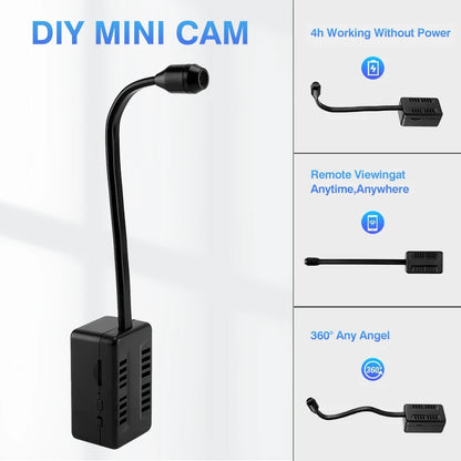 Mini Wifi Surveillance Camera Remote Monitoring HD 1080P Home Wireless IP Camera Loop Recording  Security Cam Outdoor Indoor Cam